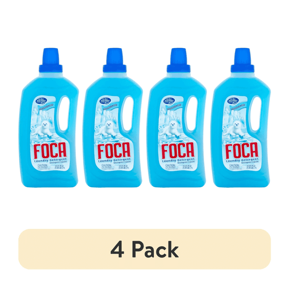 Foca Laundry Detergent Liquid, 169 fl oz, 4 Pack Bottles
