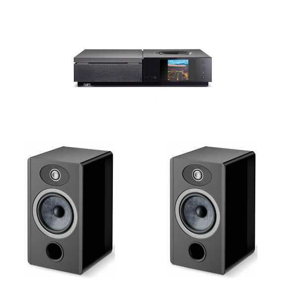 Focal Bundle: Naim Uniti Star Network Streamer & a Pair of Vestia No1 Black Bookshelf Speakers