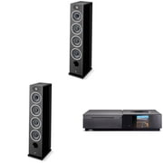 Focal Vestia No3 Black 3-Way Speakers 2x with Naim Uniti Star Network Streamer UNITI-STAR Bundle
