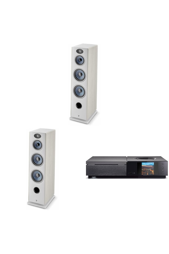 Vestia No4 Light Wood Speakers & Naim Uniti Star Bundle (UNITI-STAR, FVESTIAN4LW)