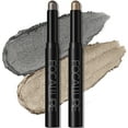 thumbnail image 1 of FOCALLURE (2 Pcs) 2 in 1 Eyeshadow and Eyeliner Pen，Waterproof Eyeshadow Stick,Polar Dust Storm, 1 of 8