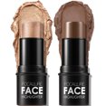thumbnail image 1 of FOCALLURE 2 Pcs Mineral Cream Contour Stick ,Non Stick Highlighter and Bronzer Pen,Medium-deep, 1 of 7