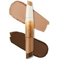 thumbnail image 1 of FOCALLURE 2 in 1 Cream Bronzer and Highlighter Stick,Long Lasting Contour Makeup Pencil, 1 of 8