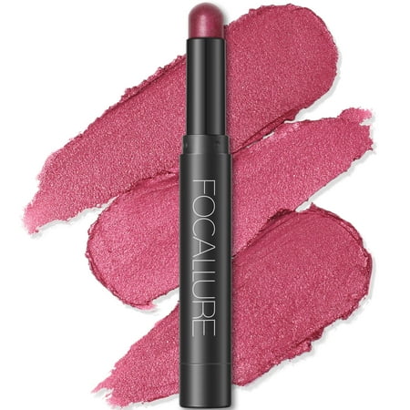 FOCALLURE 2 in 1 Eyeshadow and Eyeliner Pen,Waterproof Eyeshadow Stick, ROSE