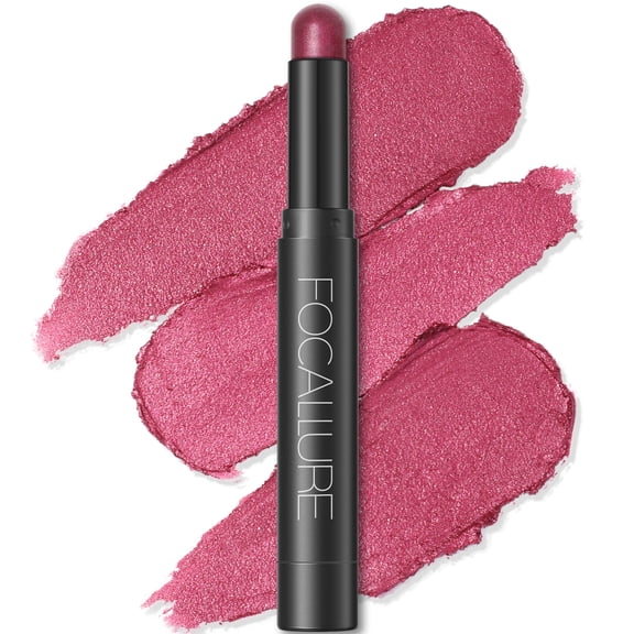 FOCALLURE 2 in 1 Eyeshadow and Eyeliner Pen,Waterproof Eyeshadow Stick, ROSE