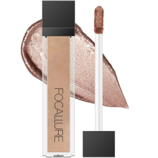 FOCALLURE Liquid Glitter Eyeshadow,Metallic Long Lasting Waterproof Eye Makeup, DUBAI