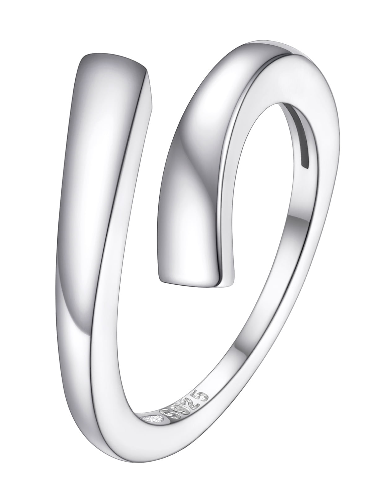 FOCALOOK Silber 925 Triquetra Ring für Damen Keltischer Dreiheits FOCALOOK Silber 925 Triquetra Ring für Damen Keltischer Dreiheits