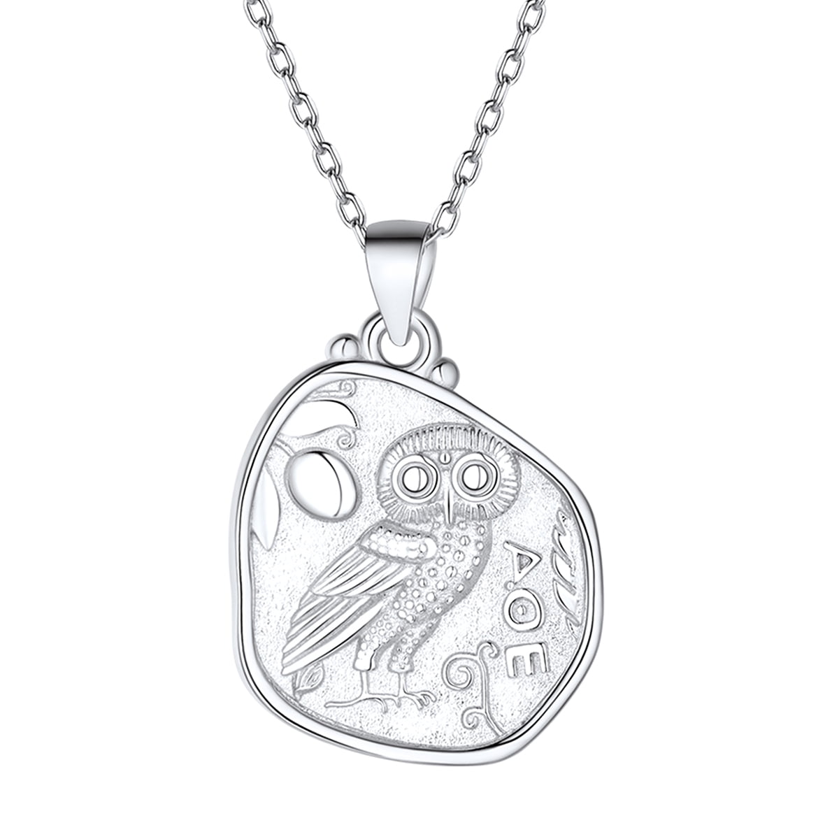 Owl Of Athena Coin Necklace | Eli Halili