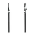 thumbnail image 1 of FOCALOOK Black Dangle Earrings for Women Hypoallergenic Minimal Long Thin Drop Dangling Vertical Bar Earrings, 1 of 9