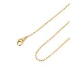 thumbnail image 1 of FOCALOOK Gold Plated Chain Necklace for Women Stainless Steel Hypoallergenic Rolo Cable Replacement Chains for Pendant Jewelry Gift for Grandmother 1.4MM 22", 1 of 7
