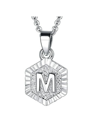 Diamond Mini Uppercase Letter Bracelet - M for Women