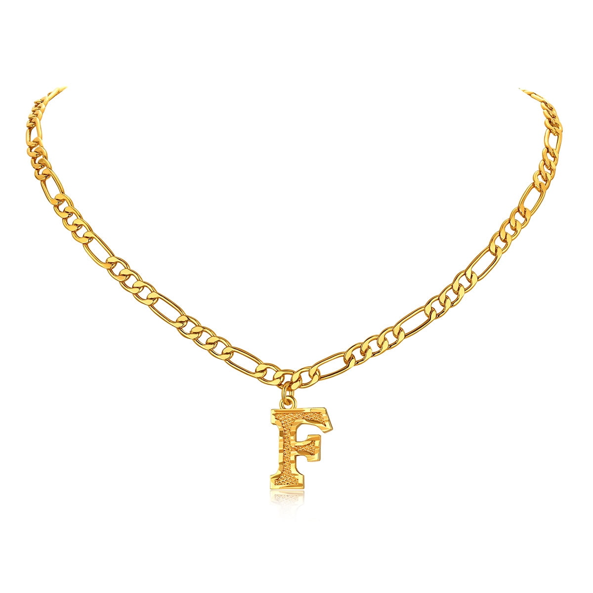 Figaro chain with sale initial