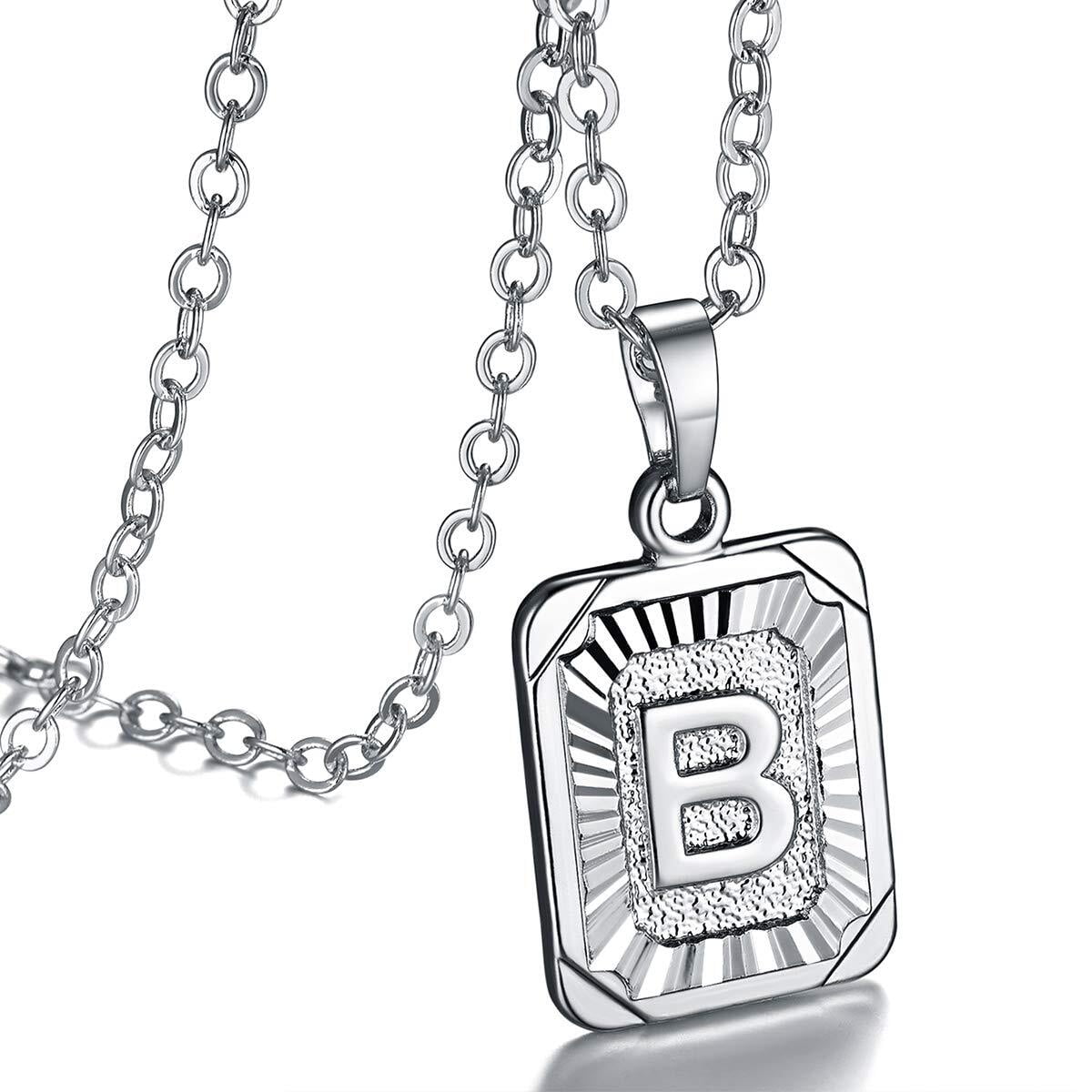 Dainty Sterling Silver Initial Necklace + Birthstone - Lulu + Belle  Jewellery