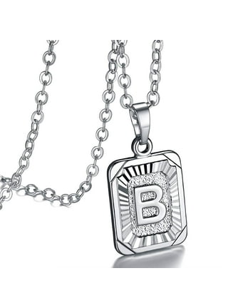 initial b necklaces