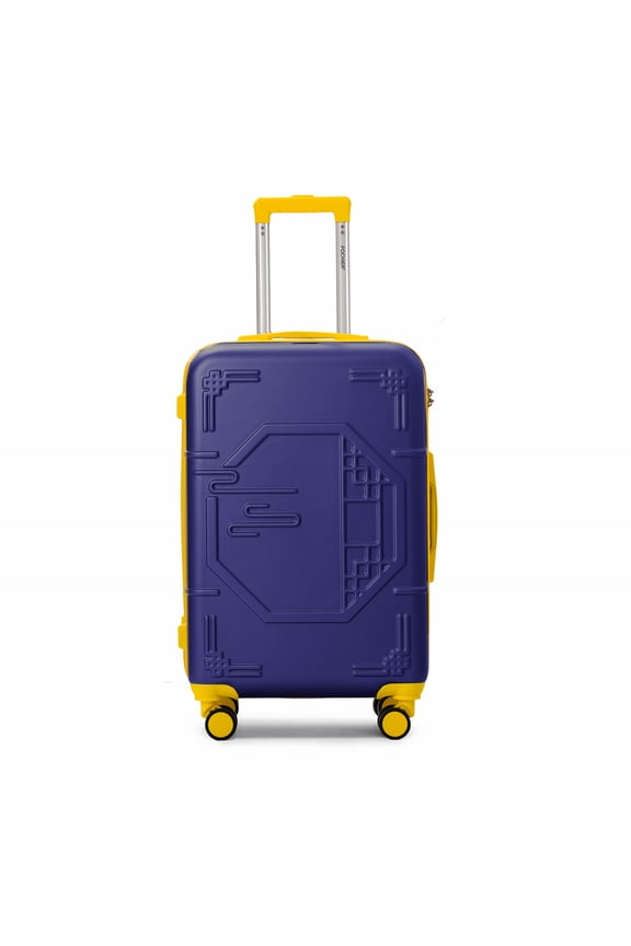 F Carry-On Suitcase Hardside Luggage with Spinner Wheels, Lightweight ABS Shell, Airline Approved for Business & Leisure Travel