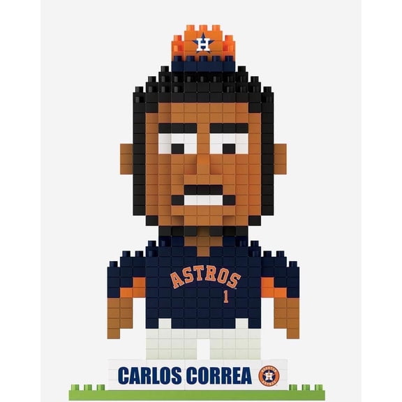 FOCO BRXLZ MLB Houston Astros #1 Carlos Correa 3-D Construction Toy