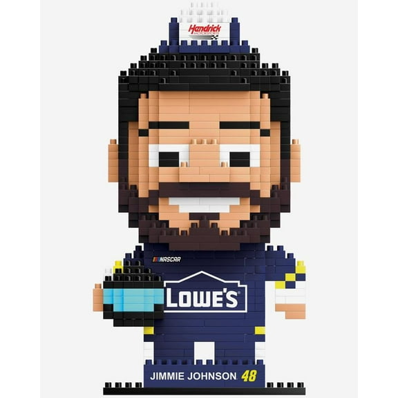 FOCO BRXLZ NASCAR #48 Jimmie Johnson Driver 3-D Construction Toy