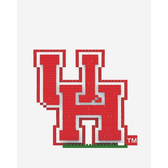 FOCO BRXLZ NCAA Houston Cougars Team Logo 3-D Construction Toy