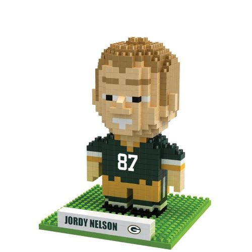 FOCO BRXLZ NFL Green Bay Packers #87 Jordy Nelson 3-D Construction