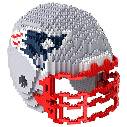 FOCO BRXLZ NFL New England Patriots Football Helmet 3-D Construction Toy 
