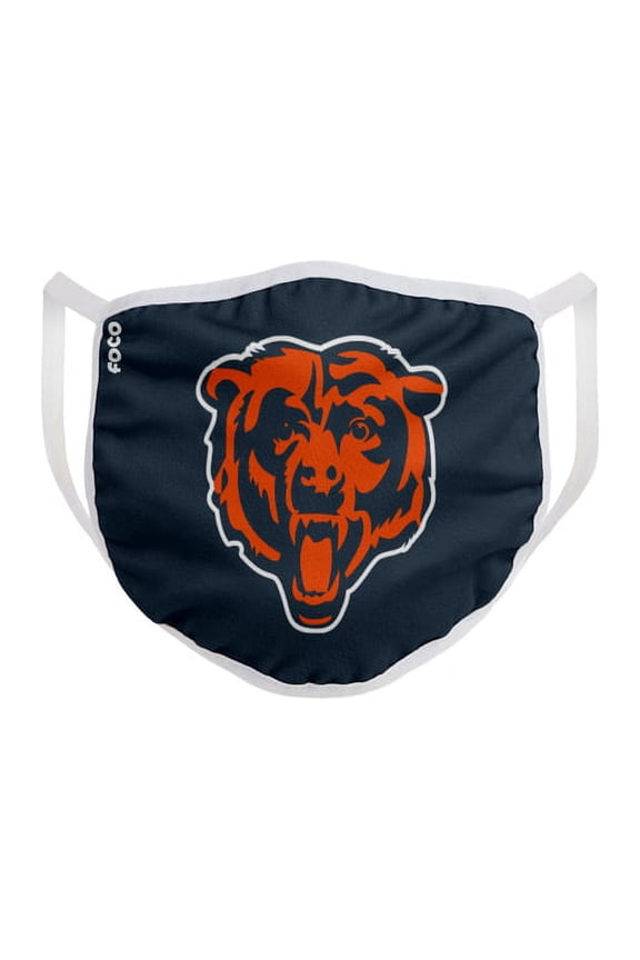 Household Multi-Purpose Chicago Bears Face Mask Multicolored 1 pk - Case Of: 1;