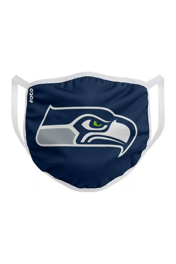 Household Multi-Purpose Seattle Seahawks Face Mask Multicolored 1 pk