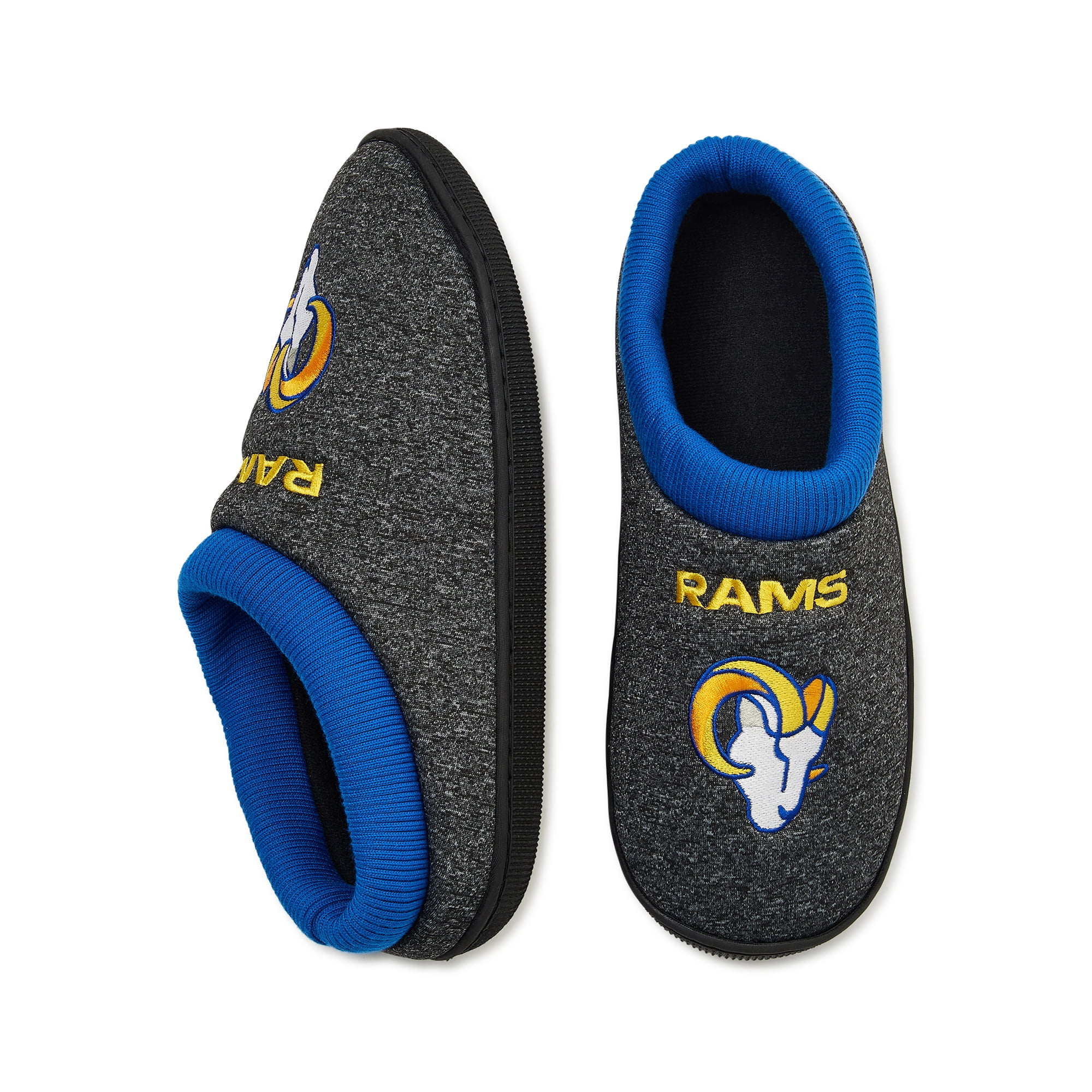 FOCO Los Angeles Rams Men's Cup Sole Slippers