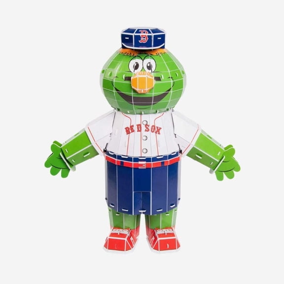 FOCO MLB BOSTON Red Sox PZLZ Paper Puzzle Kit - Mascot Wally