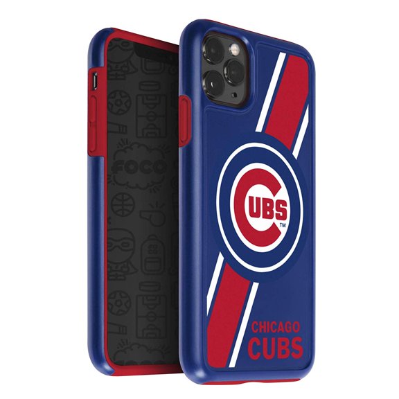 FOCO MLB Chicago Cubs Hybrid Case for iPhone 11 Pro, X & XS (5.8")
