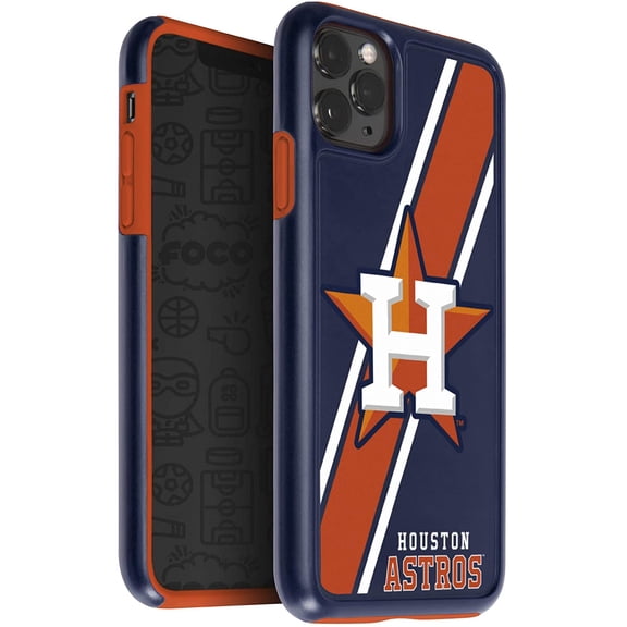 FOCO MLB Houston Astros Hybrid Case for iPhone 11 Pro Max & XS Max (6.5")