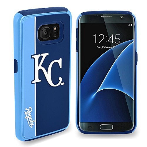 FOCO MLB Licensed Kansas City Royals Dual Hybrid Bold Case For Samsung Galaxy S7