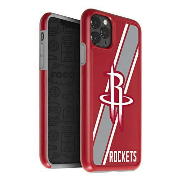 FOCO NBA Houston Rockets Dual Hybrid Case for iPhone 11 Pro Max & XS Max (6.5")
