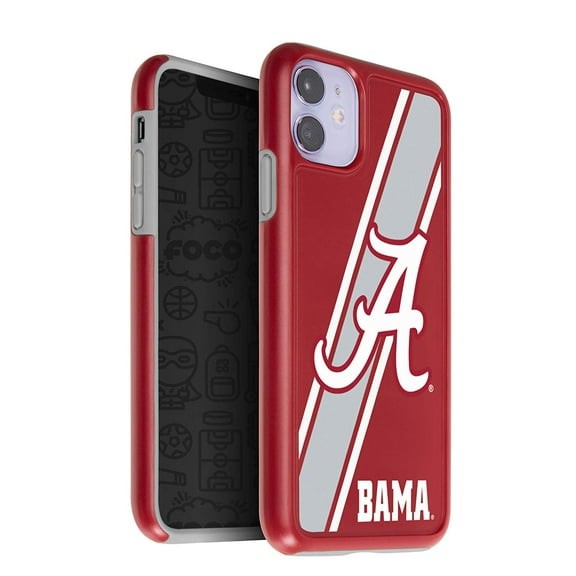 FOCO NCAA Alabama Crimson Tide Hybrid Case for iPhone 11 & XR (6.1")