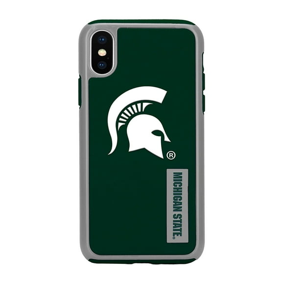 FOCO NCAA Michigan State Spartans Dual Hybrid Case for iPhone X & XS (5.8")