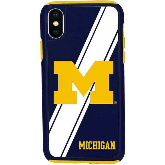 FOCO NCAA Michigan Wolverines Dual Hybrid Case for iPhone XS Max (6.5")