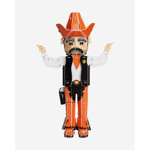 FOCO NCAA OSU Cowboys Mascot Pistol Pete Paper PZLZ Construction Set