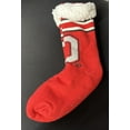 thumbnail image 1 of FOCO NCAA Ohio State Buckeyes Solid Stripe Footy Slippers Non-Skid Bottom, 1 of 1