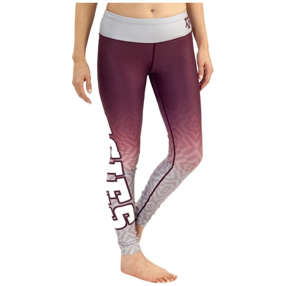 FOCO NCAA Texas A&M Aggies Gradient Print Leggings Women's Extra Large