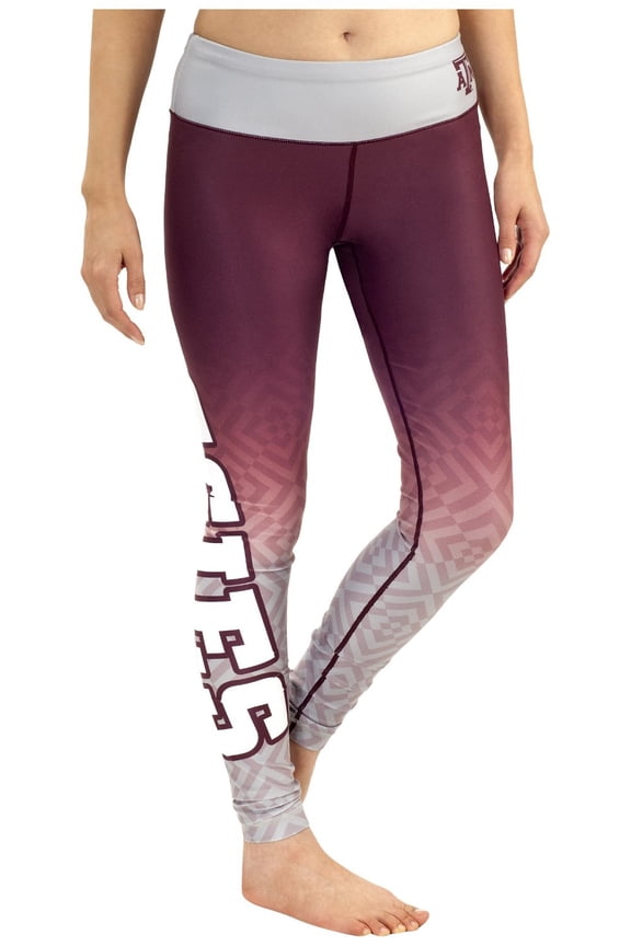 FOCO NCAA Texas A&M Aggies Gradient Print Leggings Women's Extra Small
