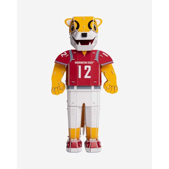 FOCO NCAA Washington State University Mascot Puzzle Butch the Cougar PZLZ