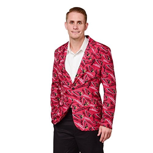 FOCO NFL Arizona Cardinals Men's Repeat Logo Business Suit Jacket - M (44)