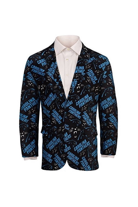NFL Carolina Panthers Men's Repeat Logo Business Suit Jacket - S (42)