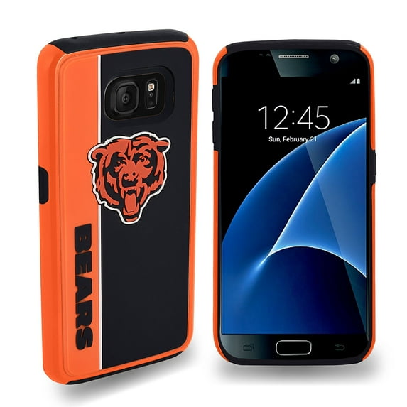 FOCO NFL Chicago Bears Dual Hybrid Bold Case for Samsung Galaxy S8
