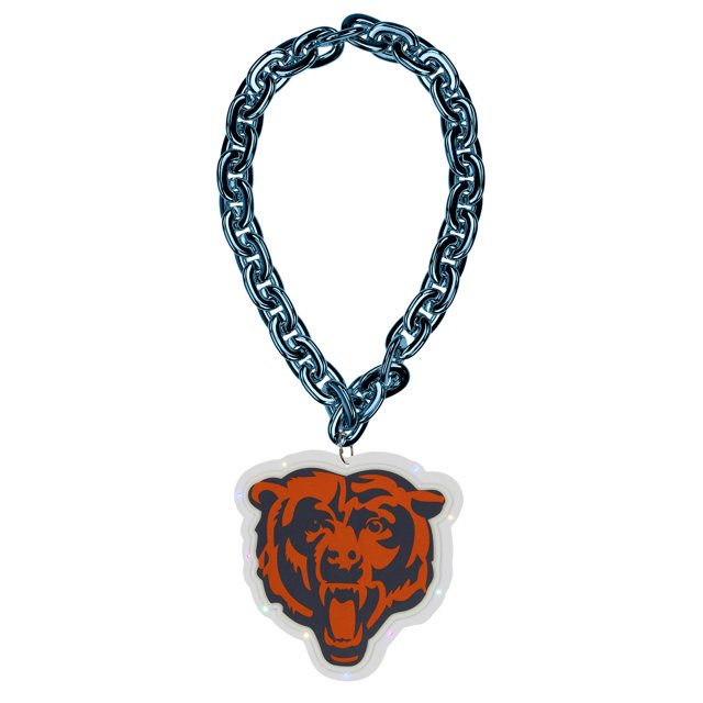 FOCO NFL Chicago Bears Team Big Logo Light Up Chain