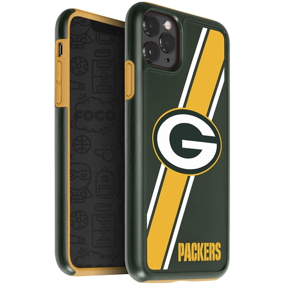 FOCO NFL Green Bay Packers Case for iPhone 11 Pro Max & XS Max (6.5")