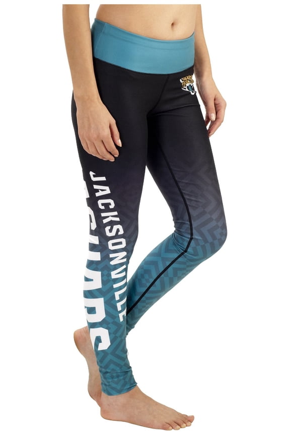 FOCO NFL Jacksonville Jaguars Gradient Print Leggings Women's Large