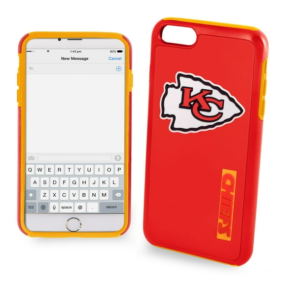 FOCO NFL Licensed Kansas City Chiefs Hybrid Case For iPhone 6 & 6s (4.7")