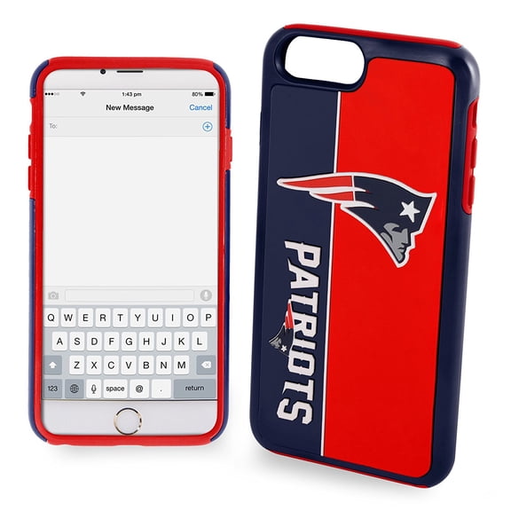 FOCO NFL New England Patriots Case for iPhone SE (2020-20), 8, 7, 6 & 6s (4.7")