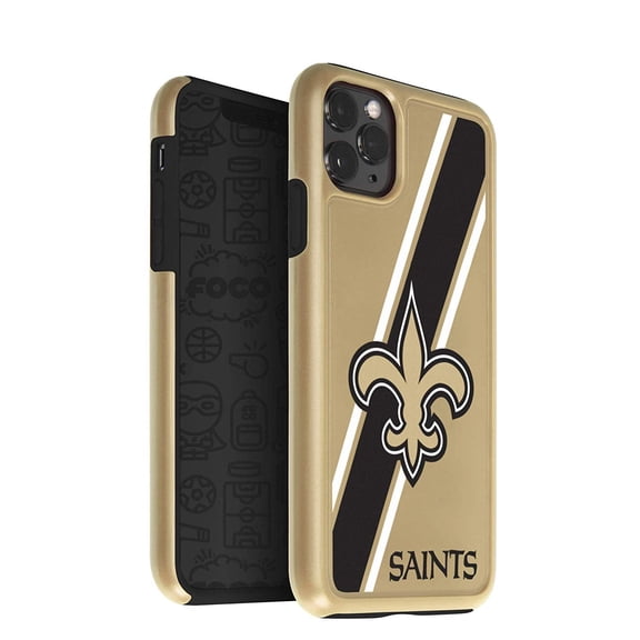 FOCO NFL New Orleans Saints Hybrid For iPhone 11 Pro Max & XS Max (6.5")