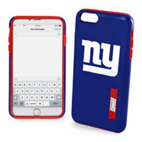FOCO NFL New York Giants Hybrid Impact Case for iPhone 8+, 7+, 6+, 6S+ (5.5")